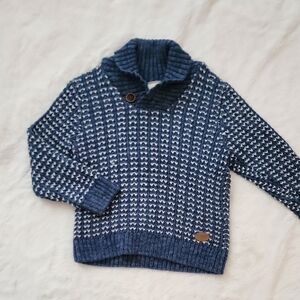 Toddler Boy's H&M Blue Knit Sweater